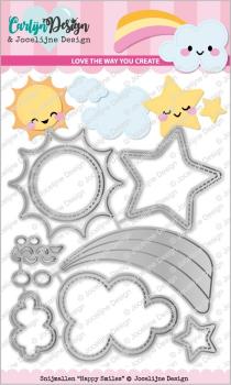 Carlijn Design Happy Smiles  Cutting Dies - Stanzen