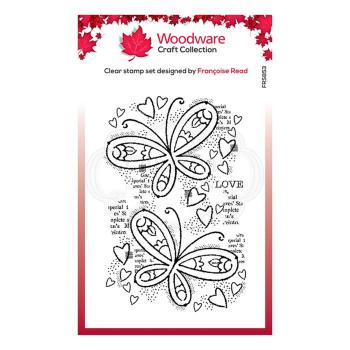 Woodware Butterfly confetti  Clear Stamps - Stempel 