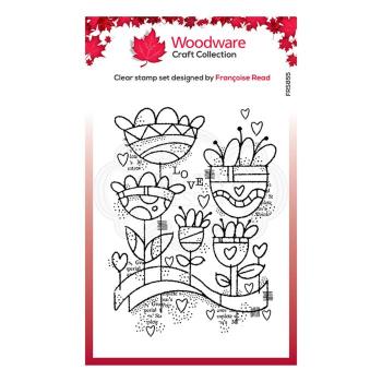 Woodware Love garden  Clear Stamps - Stempel 
