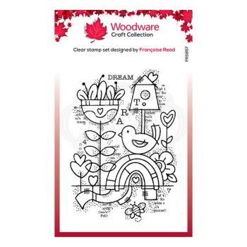 Woodware Dream garden Clear Stamps - Stempel 