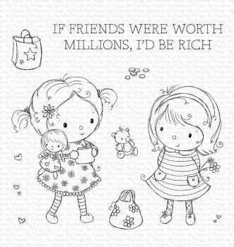 My Favorite Things Stempelset "Million Dollar Friends" Clear Stamp Set