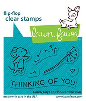 Lawn Fawn Stempelset "Dandy Day Flip-Flop" Clear Stamp