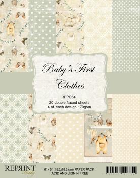 Reprint Babys First Clothes Collection 6x6 Inch Paper Pack