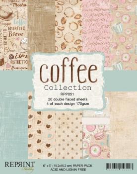 Reprint Coffee Collection 6x6 Inch Paper Pack