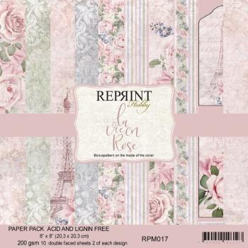 Reprint La vie en Rose Collection 8x8 Inch Paper Pack 