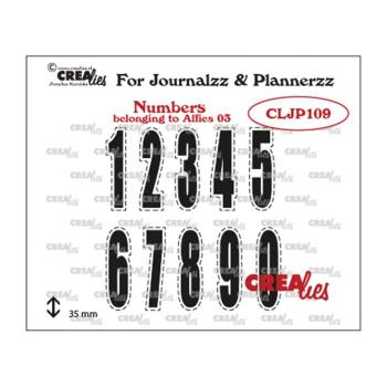 Crealies - Journalzz - Plannerzz stempel Nummern 03 