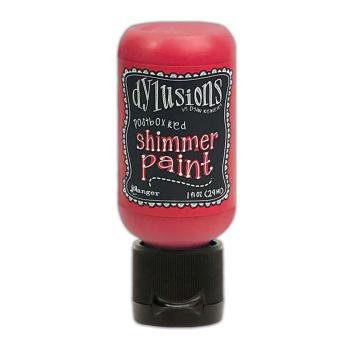 Ranger - Dylusions Flip Cap Paint Shimmer "Postbox red" 29ml