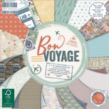 First Edition Paper Pad "Bon Voyage" 6"x6"