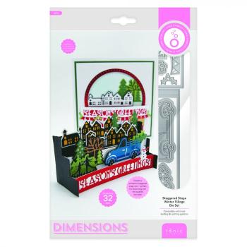 Tonic Studios - Stanze - Dimensions Stanzschablone set Staggered stage winter v 