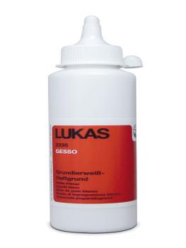 Lukas Gesso, 250ml Flasche, Grundierweiss
