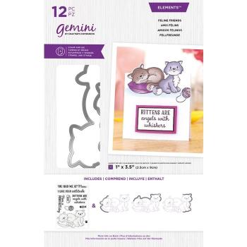 Gemini Feline Friends Stamp & Die - Stempel & Stanze 