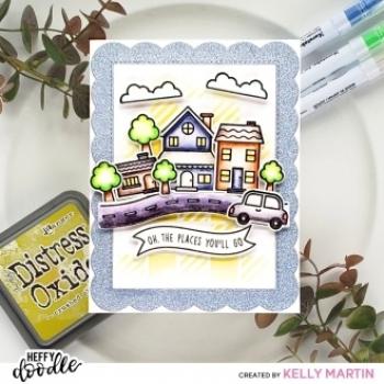 Heffy Doodle Scalloped Imperial Frames  Cutting Dies - Stanze  
