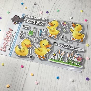 Time For Tea Clear Stamps Lucky Ducks 