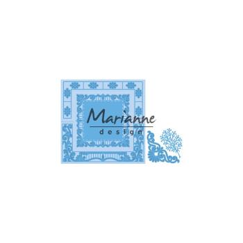 Marianne Design Creatables - Anja's Spitze faltbare Stanzschablone Quadrat