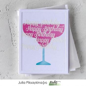 Picket Fence Studios Margarita 6x6 Inch Stencil - Schablone