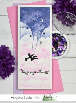 Picket Fence Studios Dream with Me 4x8 Inch Cover Plate  Die (PFSD-171)