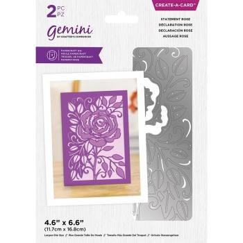 Gemini Statement Rose Create-a-Card Dies - Stanze - 