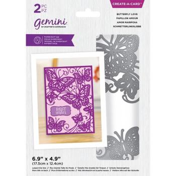 Gemini Butterfly Love Create-a-Card Dies - Stanze - 