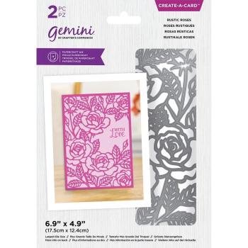 Gemini Rustic Roses Create-a-Card Dies - Stanze - 