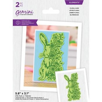 Gemini Floral Hare Elements Dies - Stanze - 