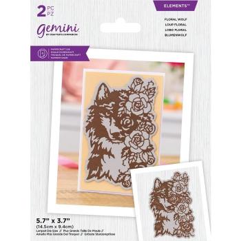 Gemini Floral Wolf Elements Dies - Stanze - 