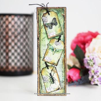 Woodware Three Tags  Clear Stamps - Stempel 