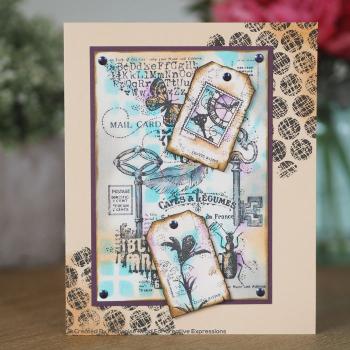 Woodware Tiny Tag  Clear Stamps - Stempel 