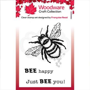 Woodware Little bee  Clear Stamps - Stempel 