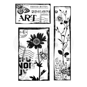 Woodware Vintage Topper Clear Stamps - Stempel 