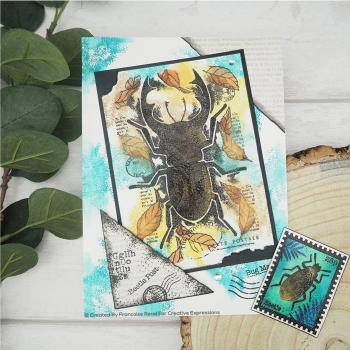 Woodware Stag Beetle  Clear Stamps - Stempel 