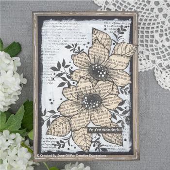 Woodware Dog Rose  Clear Stamps - Stempel 