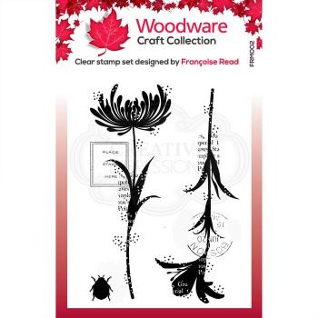 Woodware Mini Flower Silhouettes  Clear Stamps - Stempel 