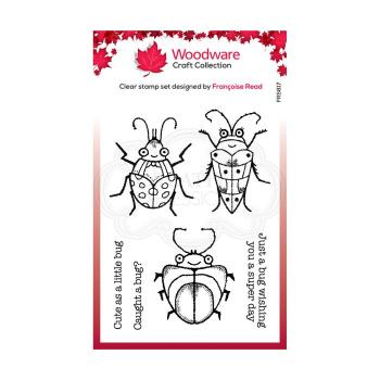 Woodware Cute Bugs Clear Stamps - Stempel 