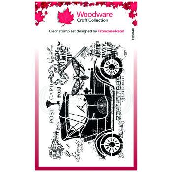 Woodware Vintage Car  Clear Stamps - Stempel 