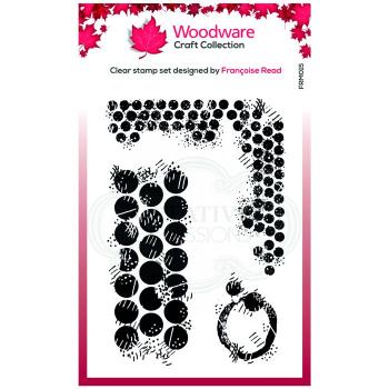 Woodware Grungy Dots  Clear Stamps - Stempel 