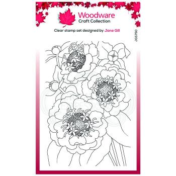 Woodware Zinnia  Clear Stamps - Stempel 