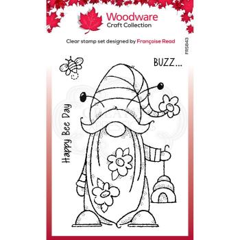 Woodware Bee Gnome  Clear Stamps - Stempel 
