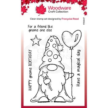 Woodware Wizard Gnome  Clear Stamps - Stempel 