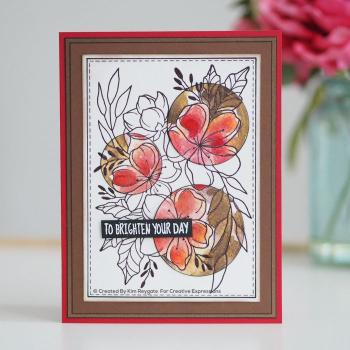 Woodware Floral Wunder  Clear Stamps - Stempel 