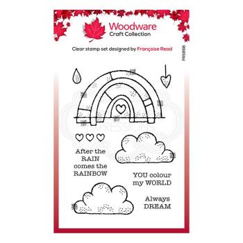 Woodware Rainbow World Clear Stamps - Stempel 