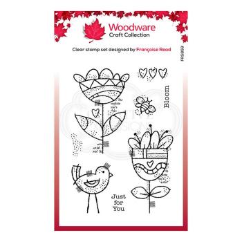 Woodware Blooming Clear Stamps - Stempel 