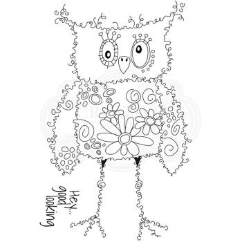 Woodware Fuzzy Friends Horace Clear Stamps - Stempel 