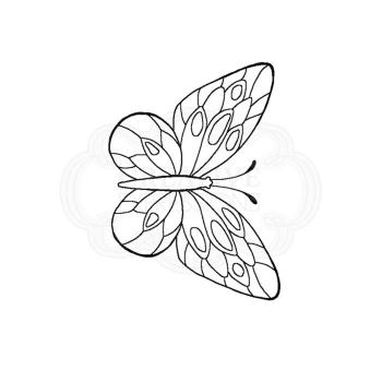 Woodware Mmini Wings Tortoiseshell Clear Stamps - Stempel 