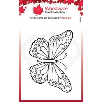 Woodware Mini Wings Marsh Fritillary  Clear Stamps - Stempel 