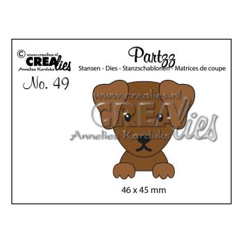Crealies - Partzz Stanzschablone Dog 