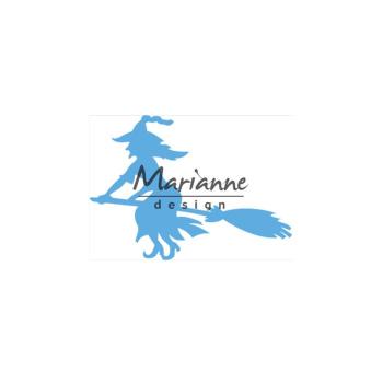 Marianne Design   Creatables Präge- und Stanzschablone Hexe auf Besen