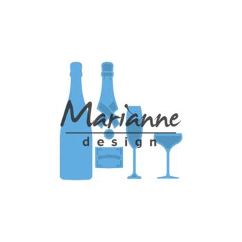 Marianne Design Creatables Präge- und Stanzschablone Champagner