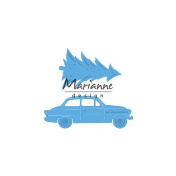 Marianne Design   Creatables Präge- und Stanzschablone Auto und Tannenbaum