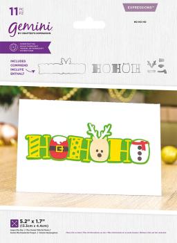 Gemini Ho Ho Ho Layerable Sentiments Christmas Expressions Dies  - Stanze - 