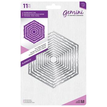 Gemini Torn Edge Hexagon Elements Dies - Stanze - 